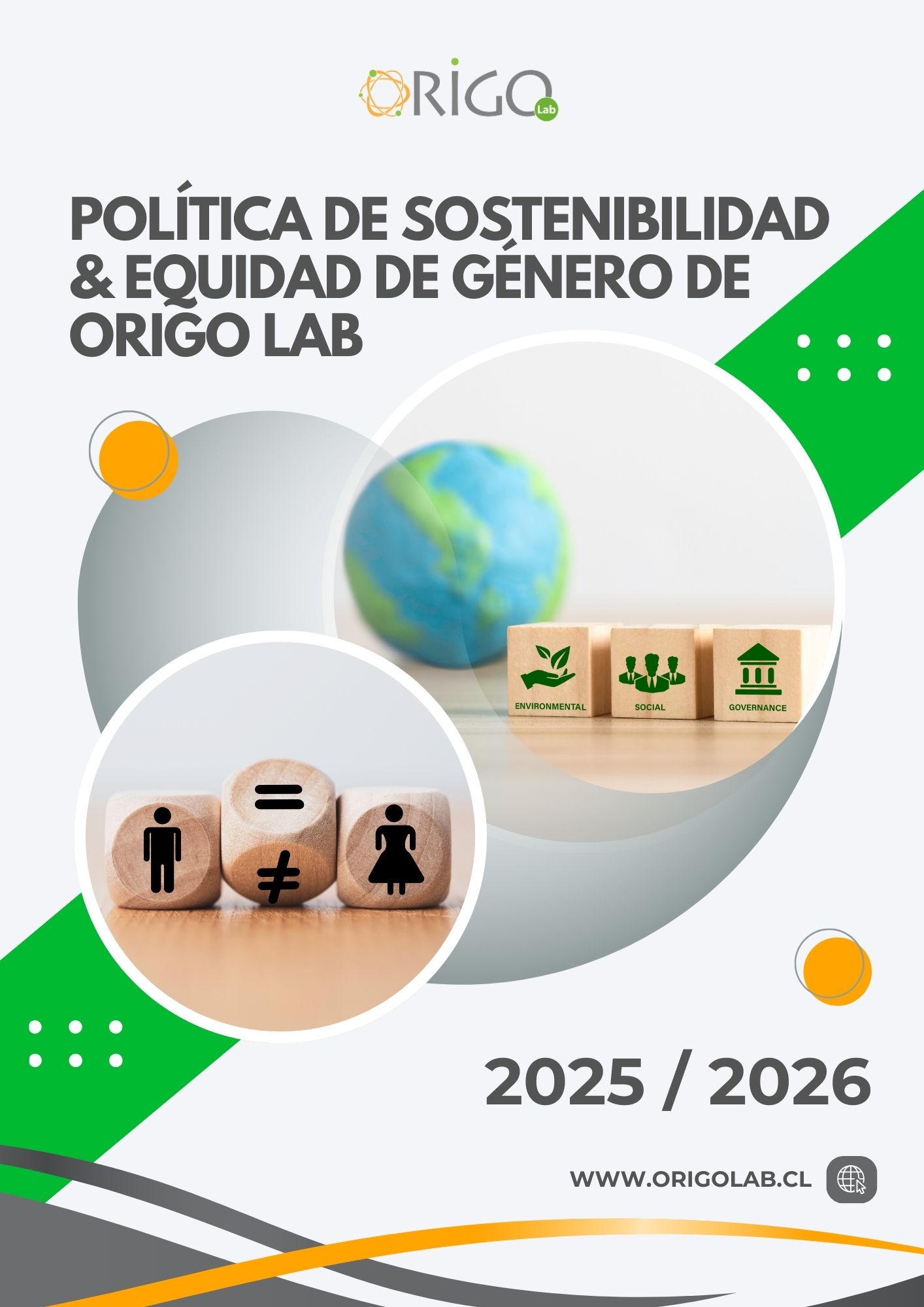Política de Sostenibilidad y Equidad de Género de Origo Lab